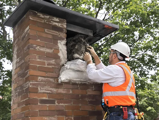 Humane removal of debris and animals by Pine Hills Chimney Sweep in Pine Hills, FL