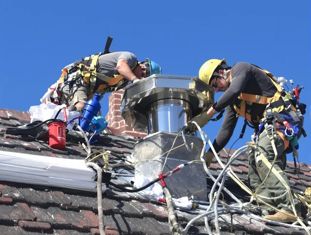 Protective chimney cap installed by Pine Hills Chimney Sweep in Pine Hills, FL
