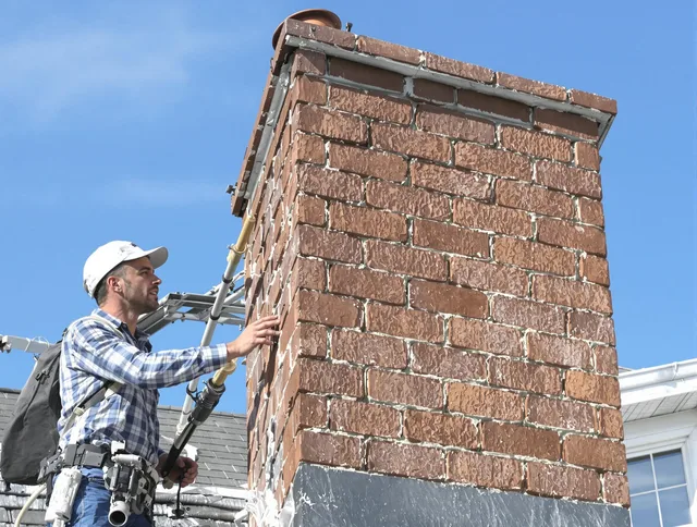 Brickwork for a chimney rebuild by Pine Hills Chimney Sweep in Pine Hills, FL