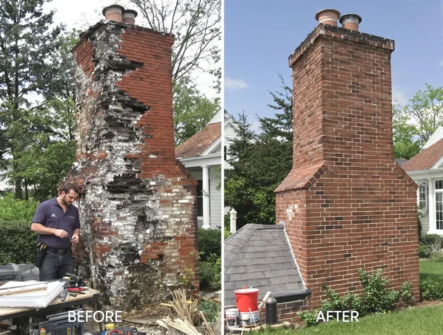 Pine Hills Chimney Sweep performing a full chimney restoration in Pine Hills, FL