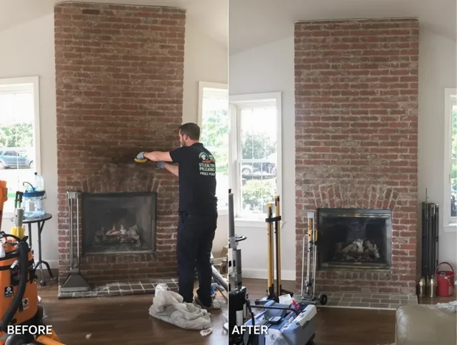 Finished chimney sweeping service by Pine Hills Chimney Sweep in Pine Hills, FL