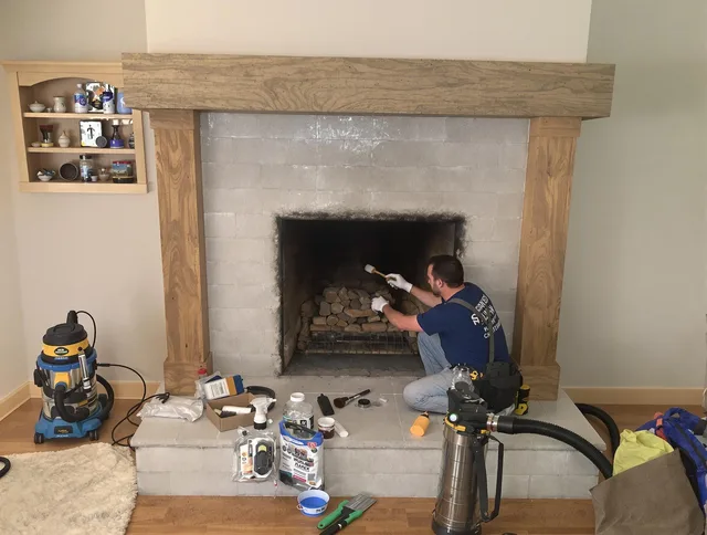 Detailed creosote removal process by Pine Hills Chimney Sweep in Pine Hills, FL