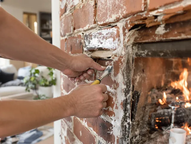 Routine fireplace repair by Pine Hills Chimney Sweep in Pine Hills, FL