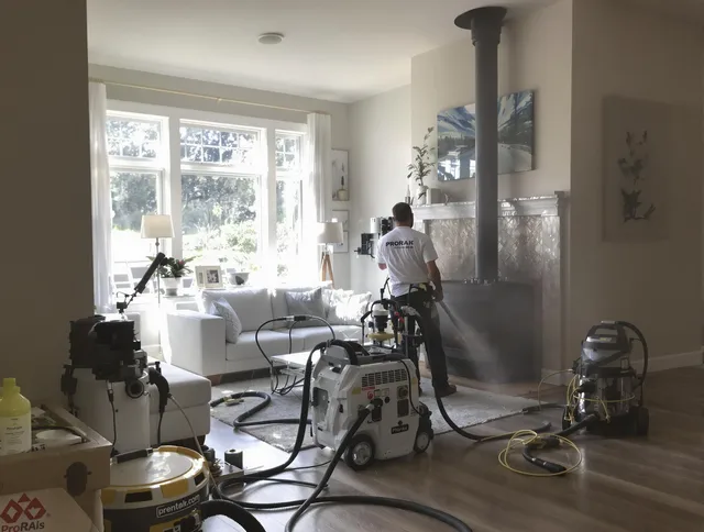 Soot removal service by Pine Hills Chimney Sweep for a fireplace in Pine Hills, FL